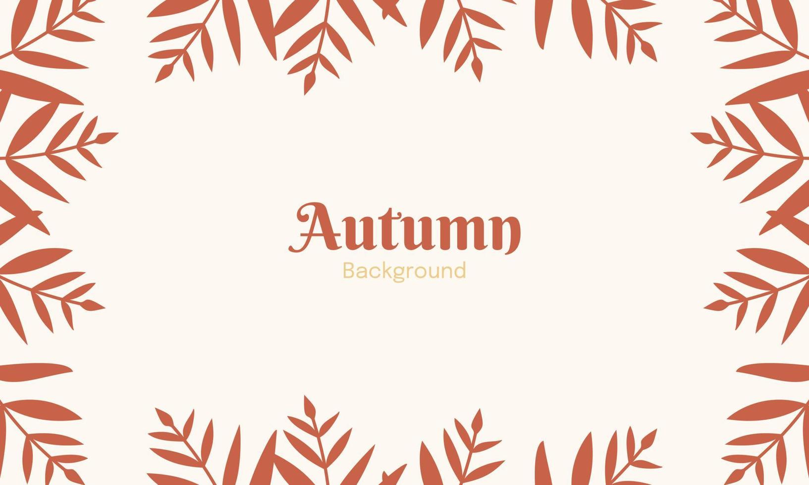 Autumn background with leaves. Fall background with leaves. Autumn background with copy space text vector