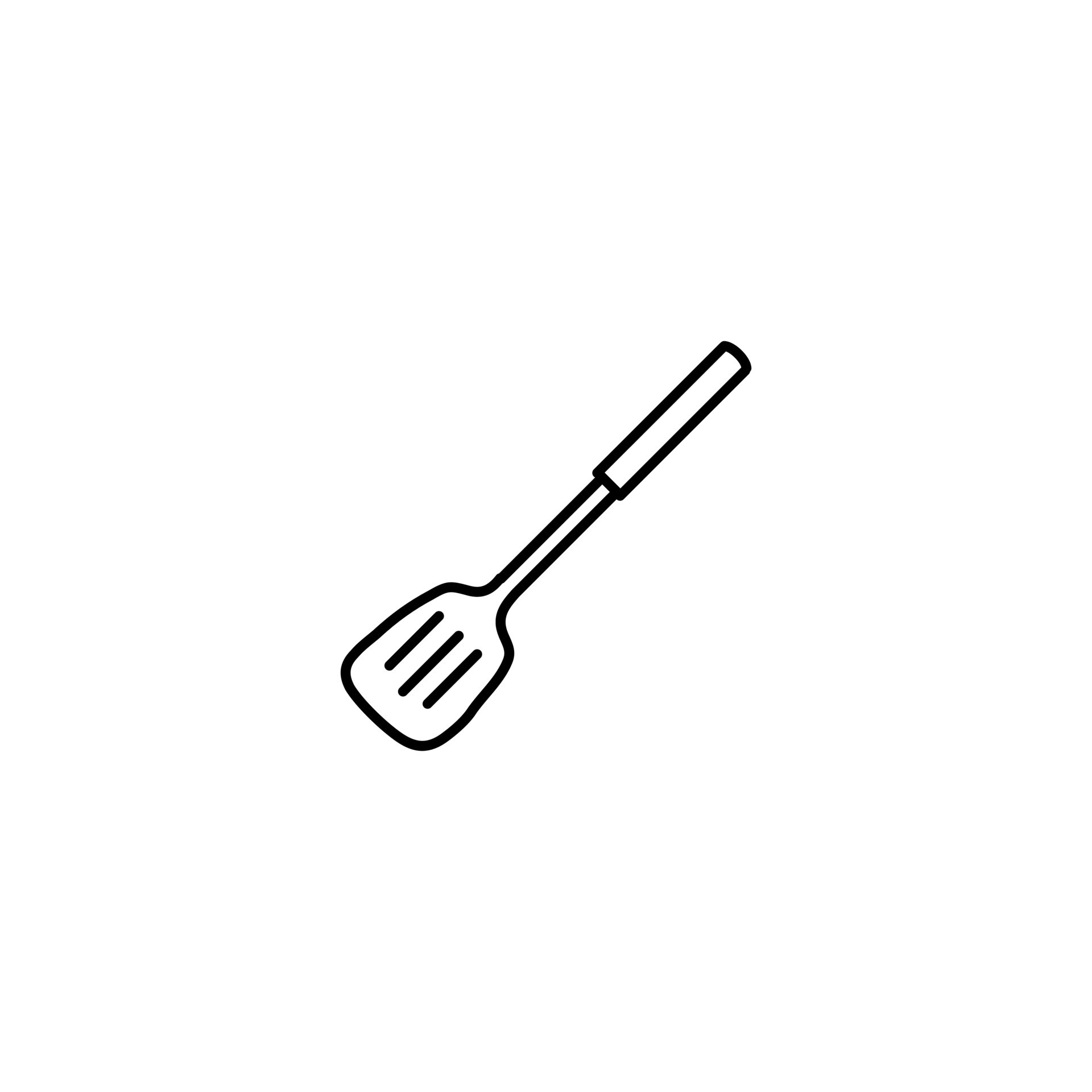 Hand drawn spatula icon, simple doodle icon 13407410 Vector Art at Vecteezy