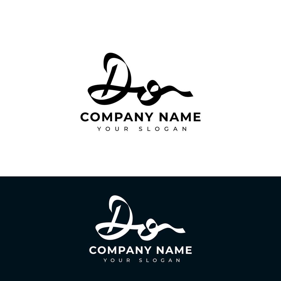 Do Initial signature logo vector design