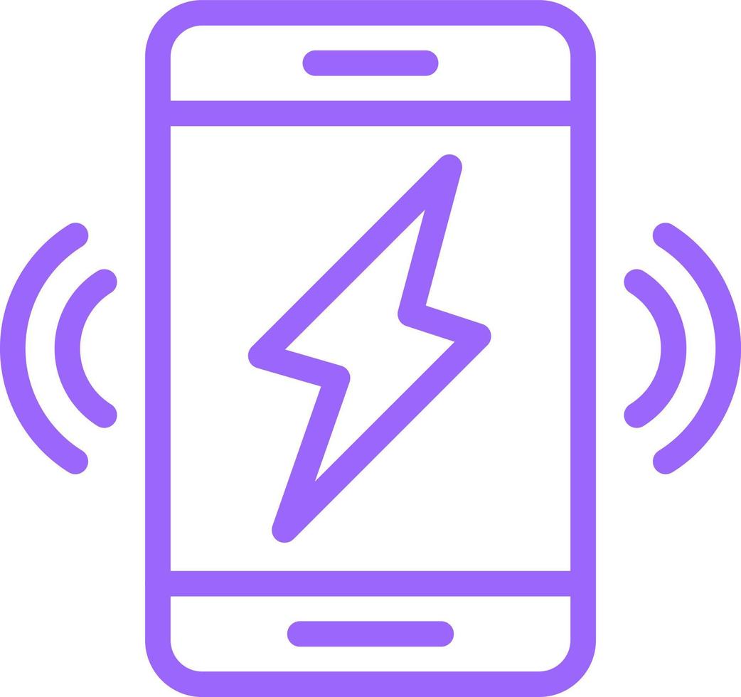 Wireless Charging Icon Style vector