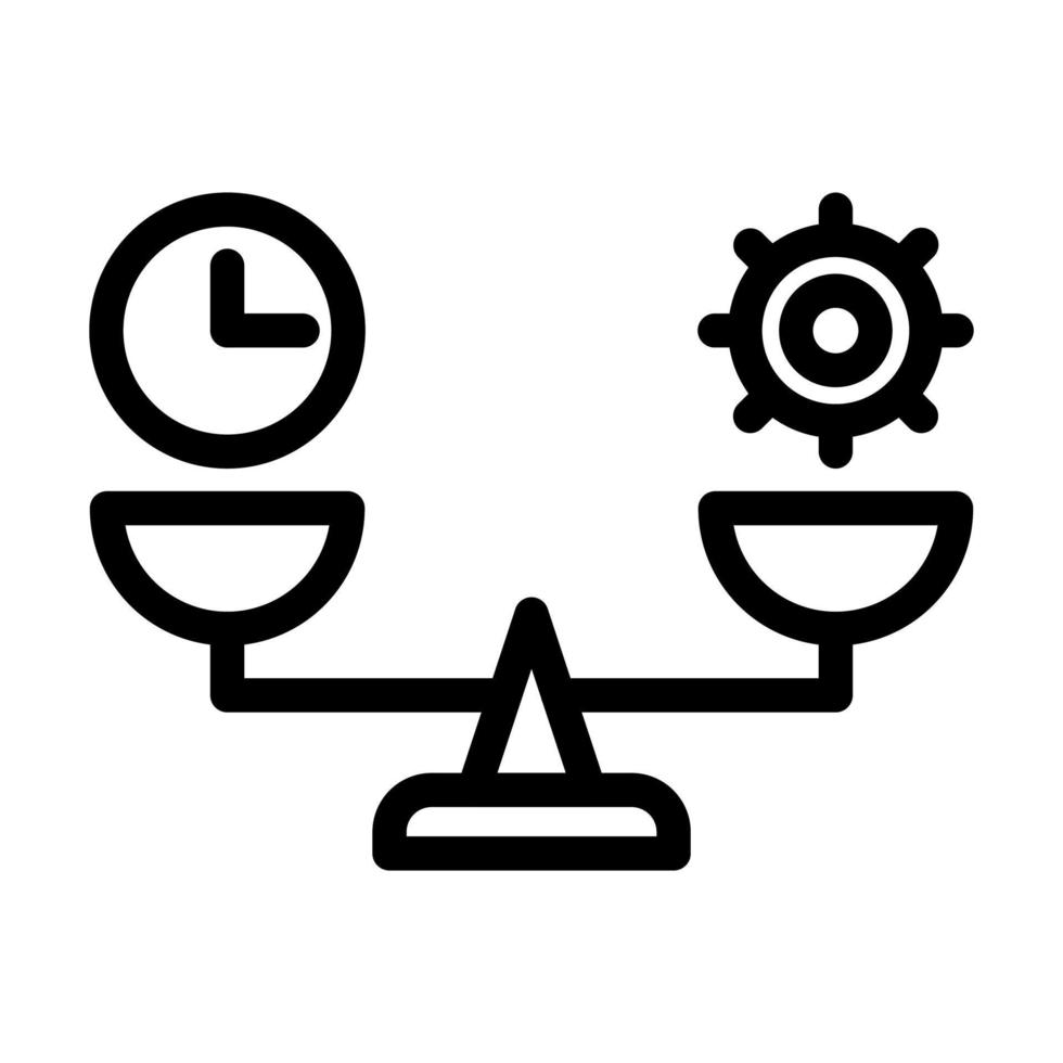 Balanced Icon Design vector