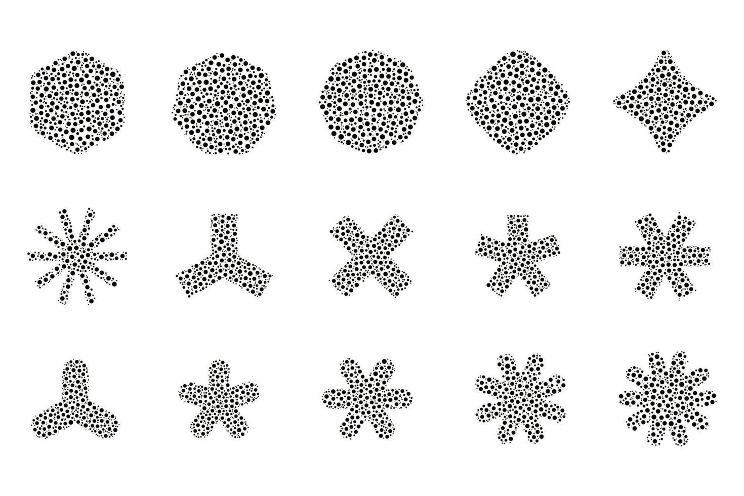 Dot of Shapes Collection 4 vector