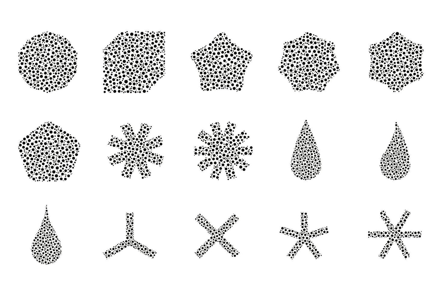 Dot of Shapes Collection 5 vector