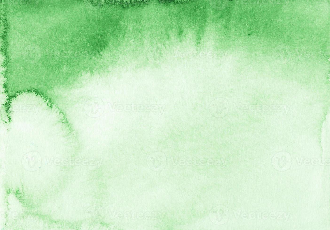 Watercolor light green ombre background texture. Aquarelle pastel green