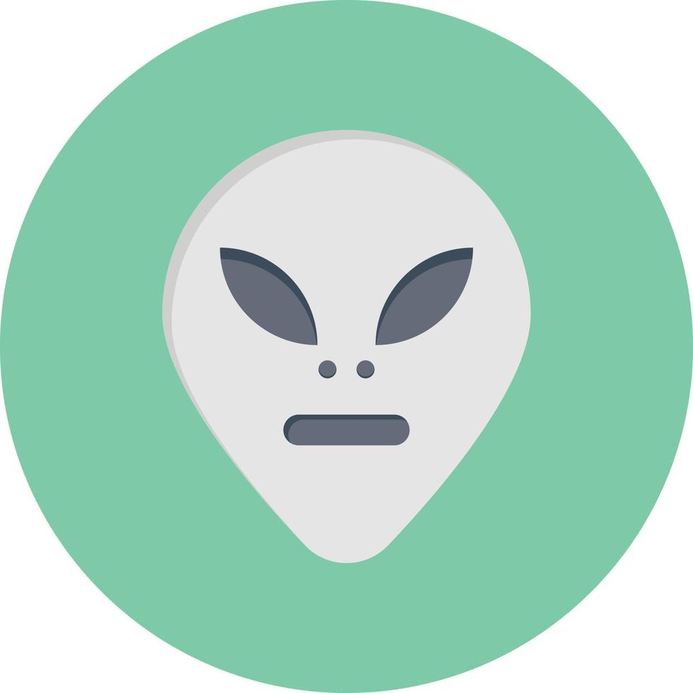 ilustración vectorial alienígena en un fondo. símbolos de calidad premium. iconos vectoriales para concepto y diseño gráfico. vector