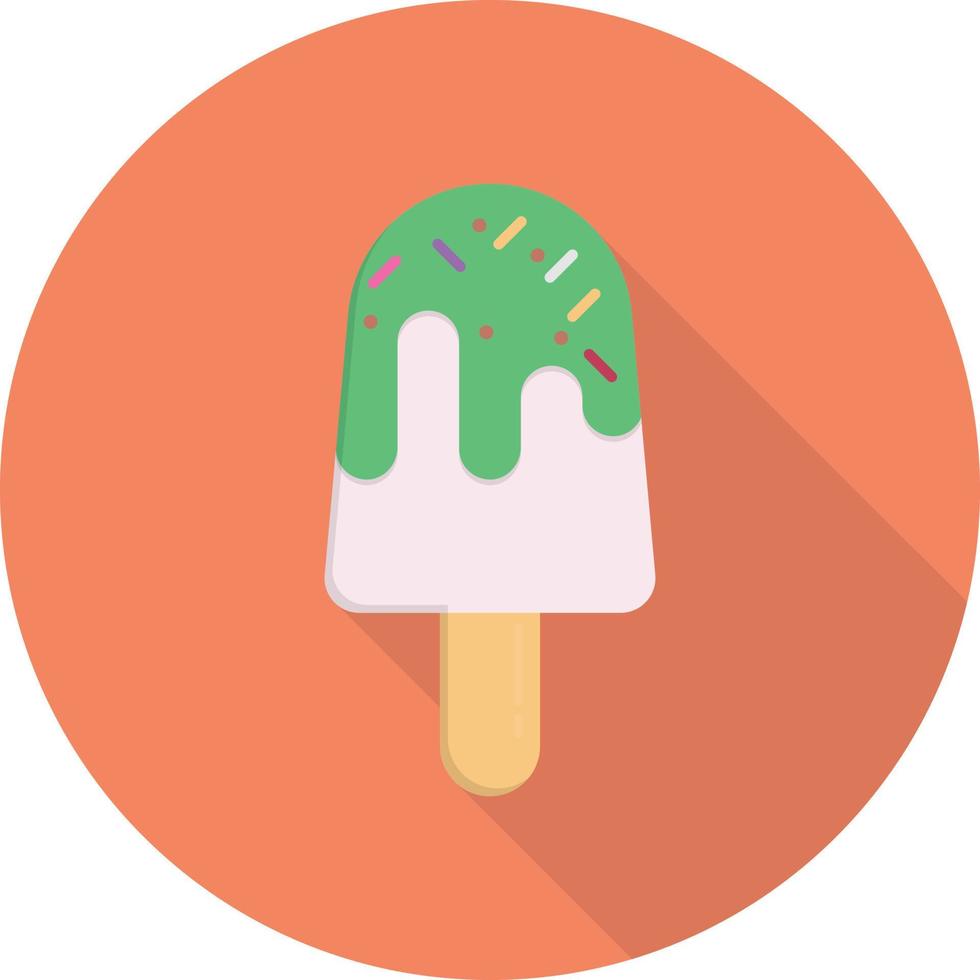 ilustración de vector de helado en un fondo. símbolos de calidad premium. iconos vectoriales para concepto y diseño gráfico.