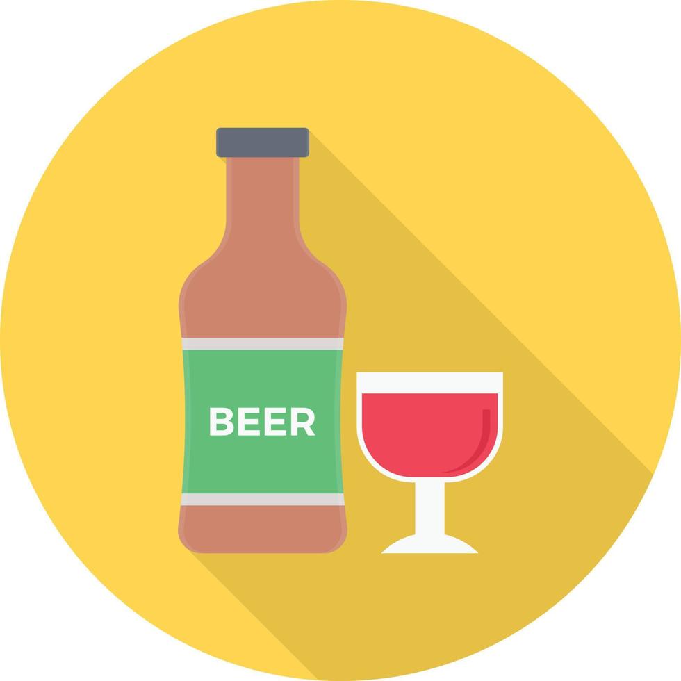 Ilustración de vector de cerveza en un fondo. Símbolos de calidad premium. Iconos vectoriales para concepto y diseño gráfico.
