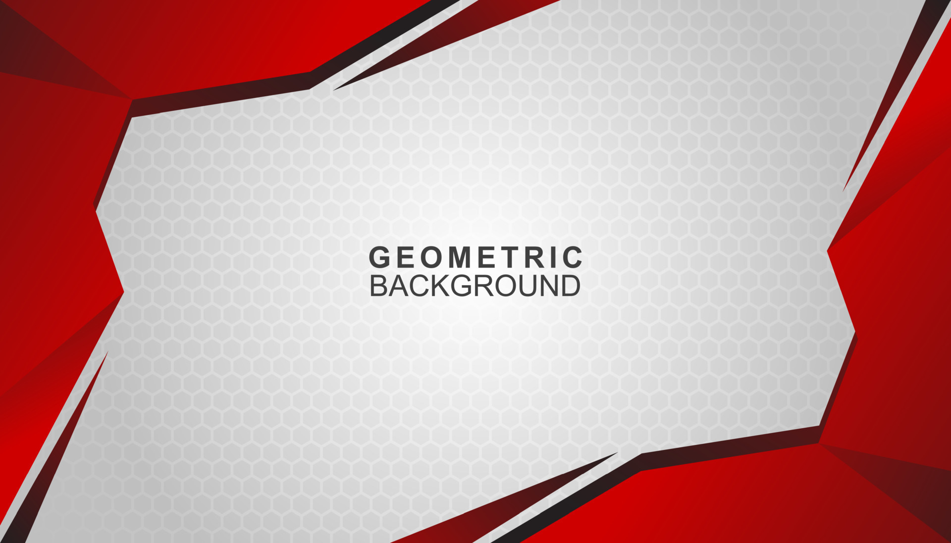 Dark Red and white colors futuristic geometric style background banner