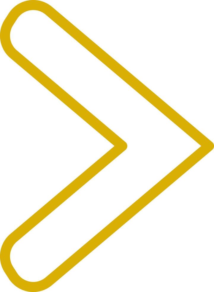Right Chevron Icon Style vector