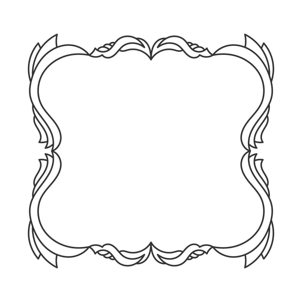 Ornamental vintage frame royalty. - Vector. vector