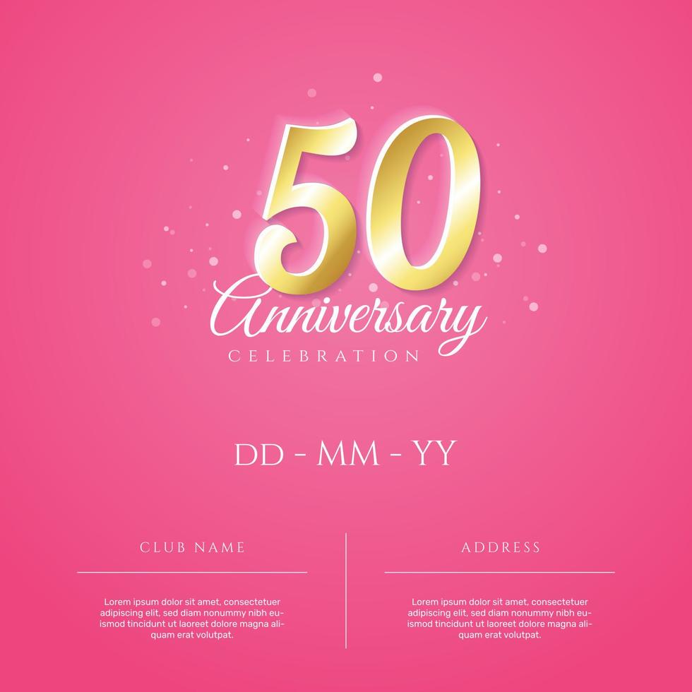 Festive 55th anniversary celebrations. - Vector. vector