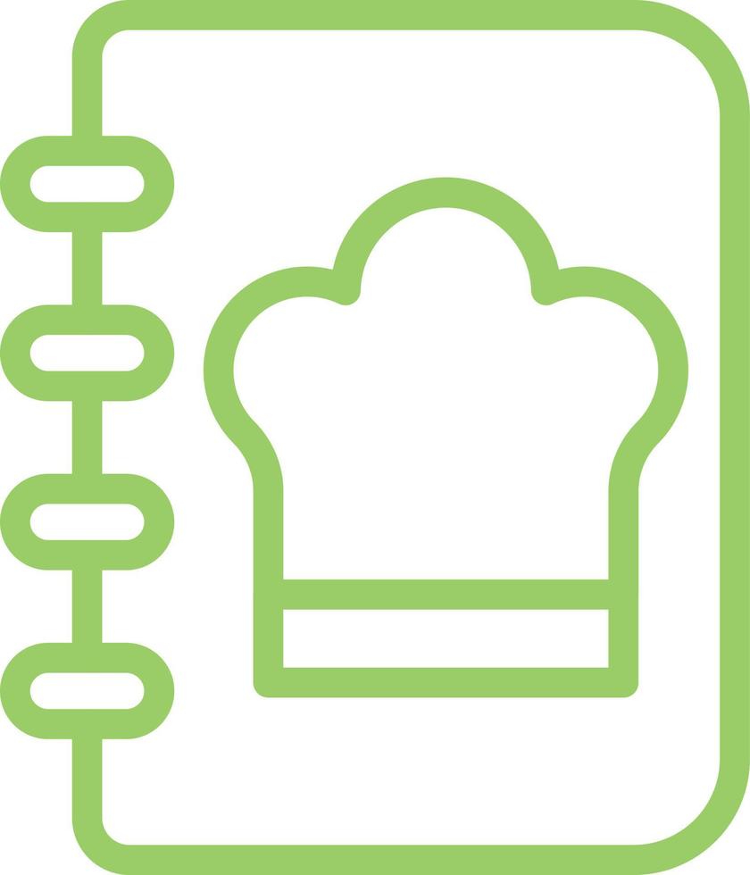 Cookbook Icon Style vector