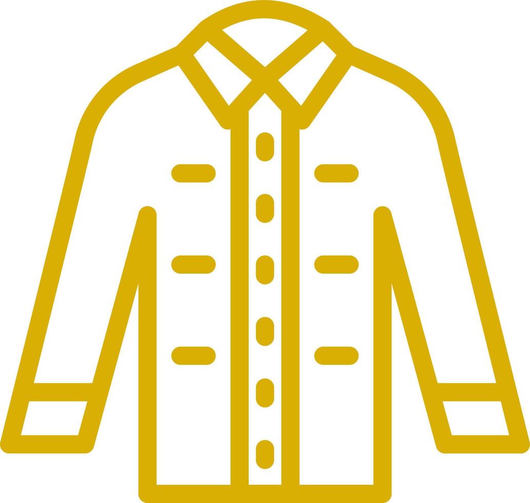 Dress Shirt Icon Style vector