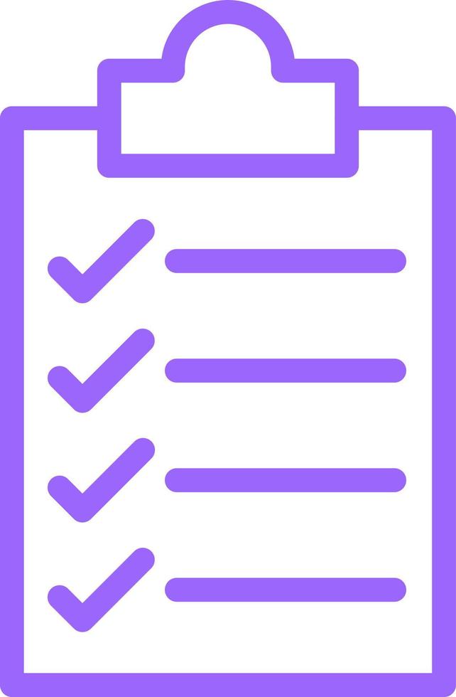 checklist Icon Style vector