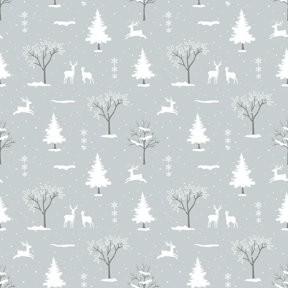 Winter holiday seamless pattern for Christmas or new year decorative vector