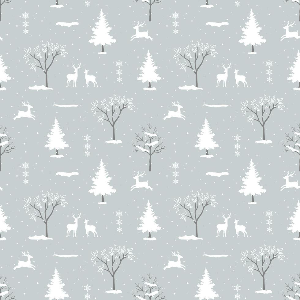 Winter holiday seamless pattern for Christmas or new year decorative vector