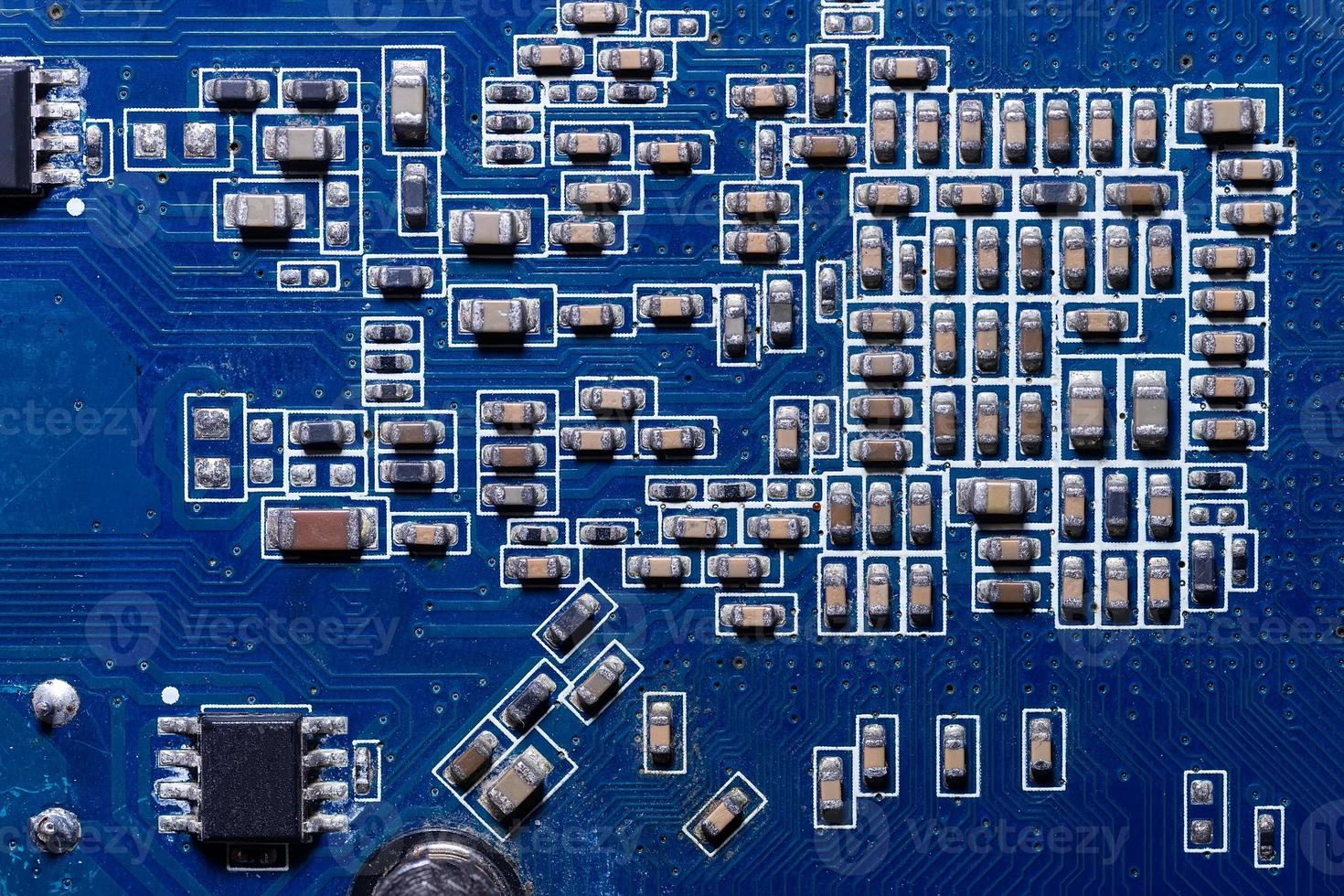 A Computer circuit technology background photo