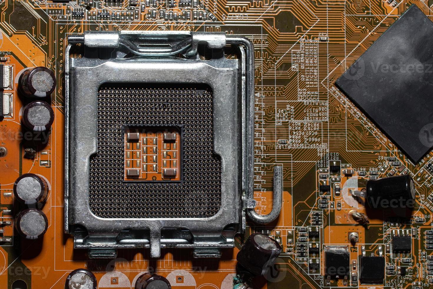 A Computer circuit technology background photo