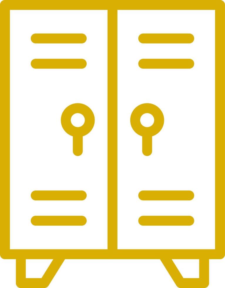 Lockers Icon Style vector