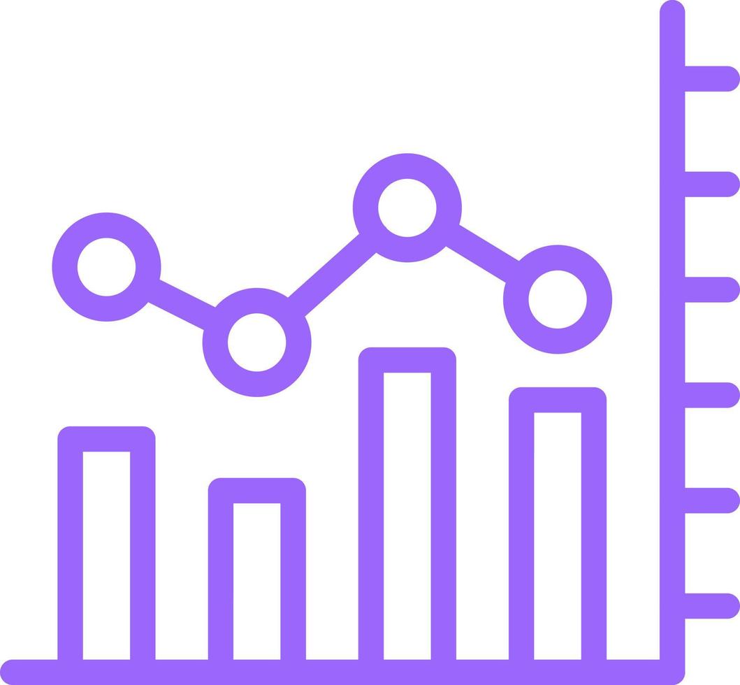 Graph Icon Style vector
