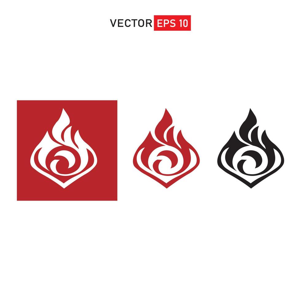 pyro element, red  fire element genshin, impact mobile video game logo sign isolated in white background vector
