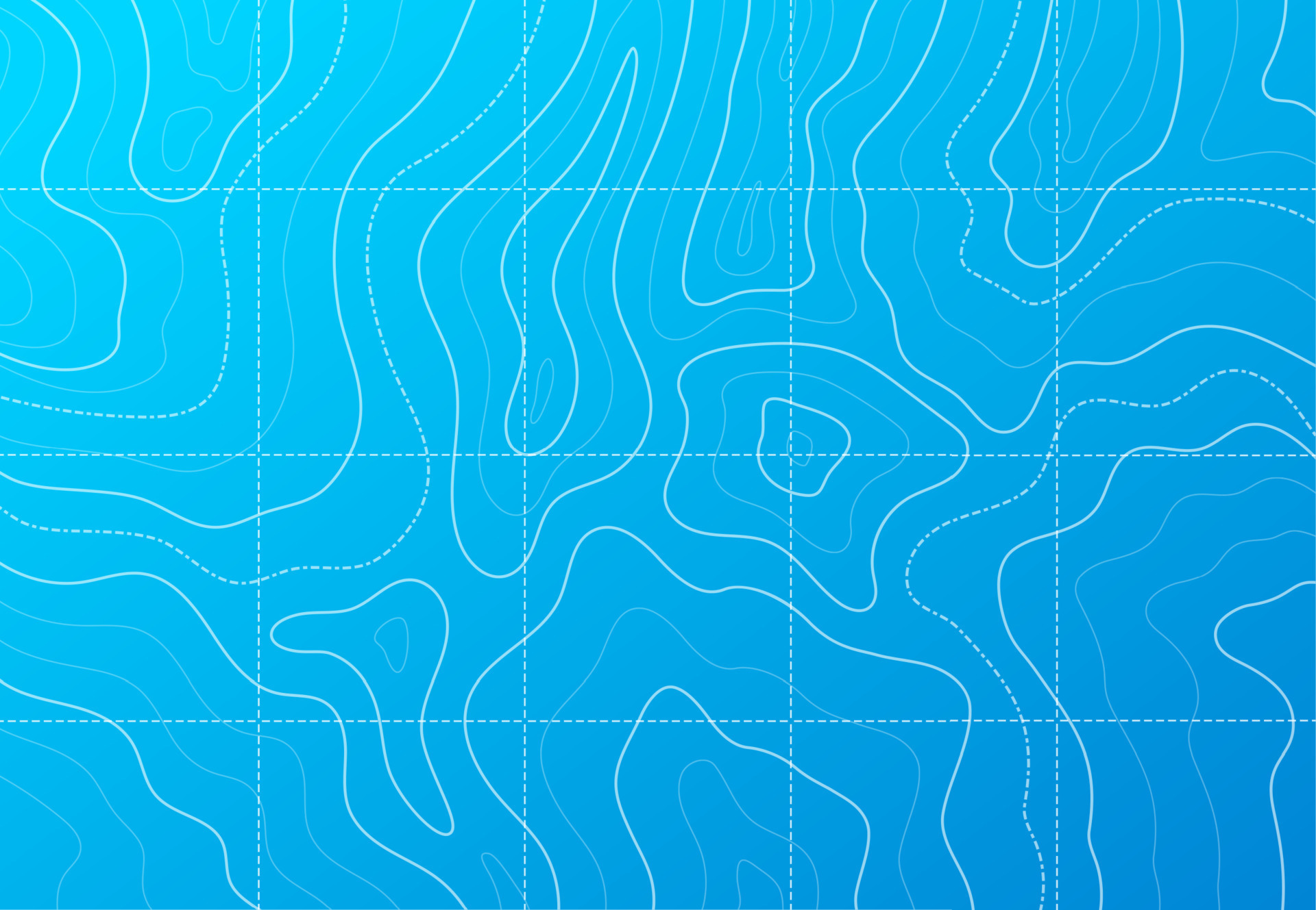 Sea or ocean line contour topographic map 13411750 Vector Art at ...