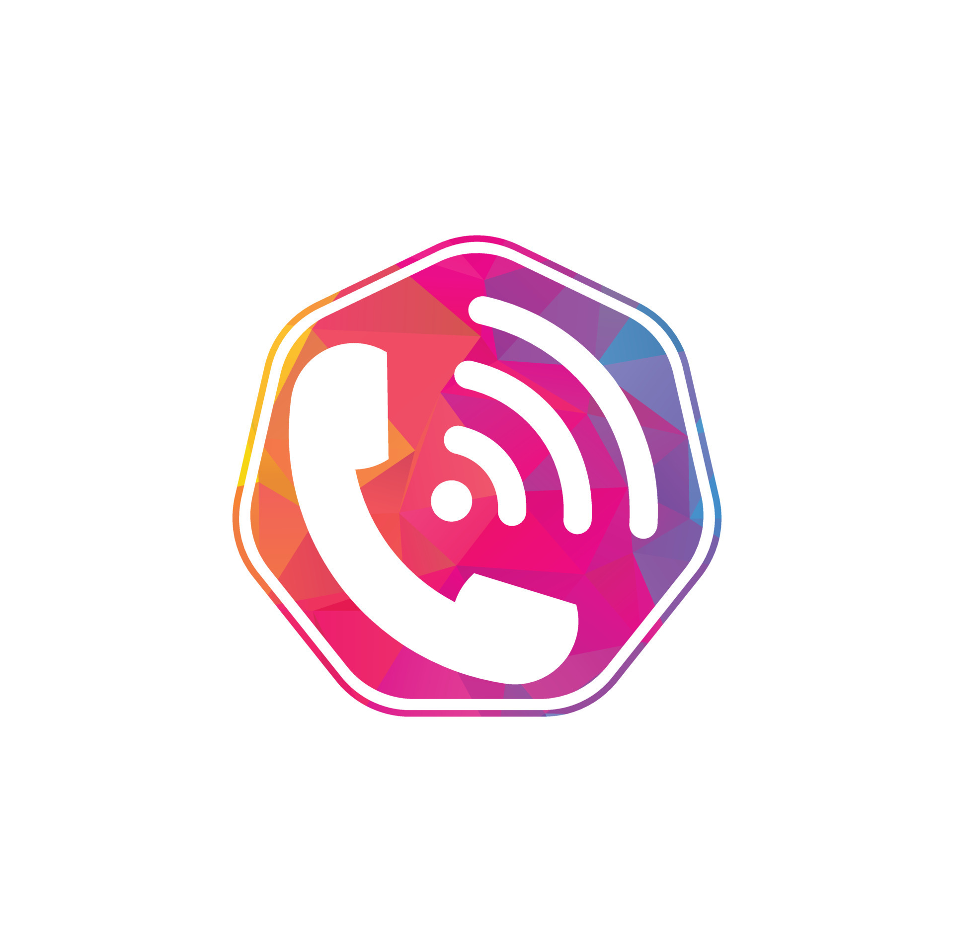 Call logo wifi icon design vector. Phone and wifi logo design template ...