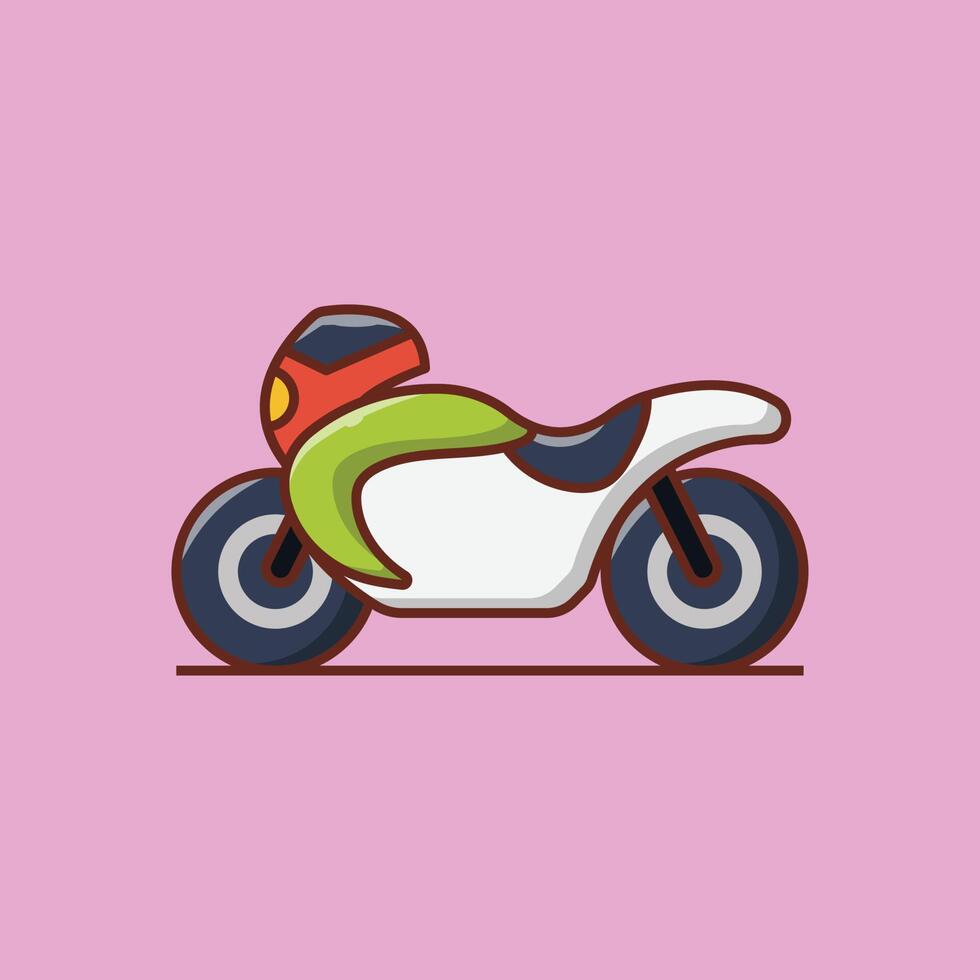 ilustración de vector de bicicleta pesada en un fondo. símbolos de calidad premium. iconos vectoriales para concepto y diseño gráfico.