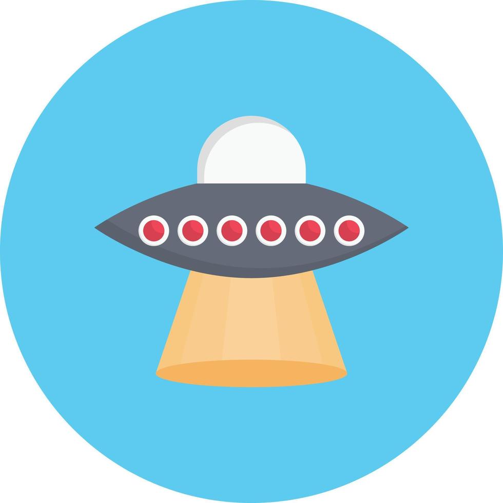 ilustración de vector de nave espacial en un fondo. símbolos de calidad premium. iconos vectoriales para concepto y diseño gráfico.