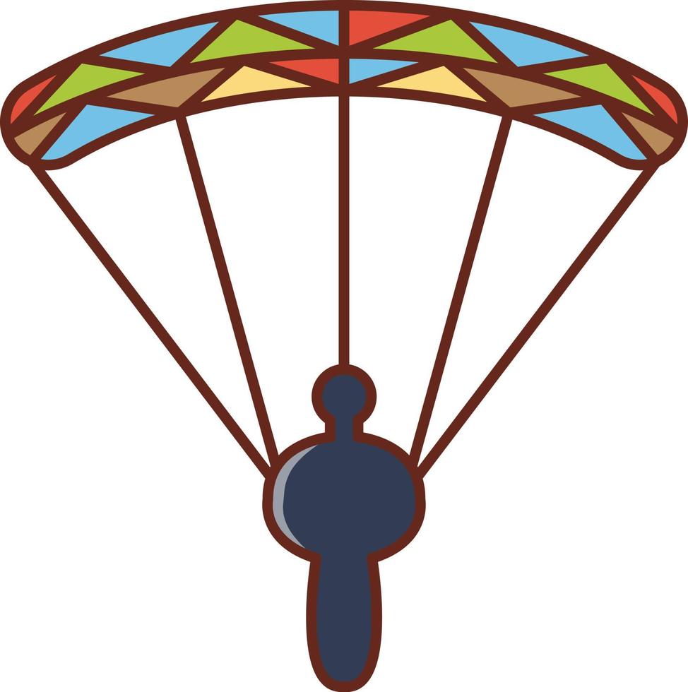 parachute vector illustration on a background.Premium quality symbols.vector icons for concept and graphic design.