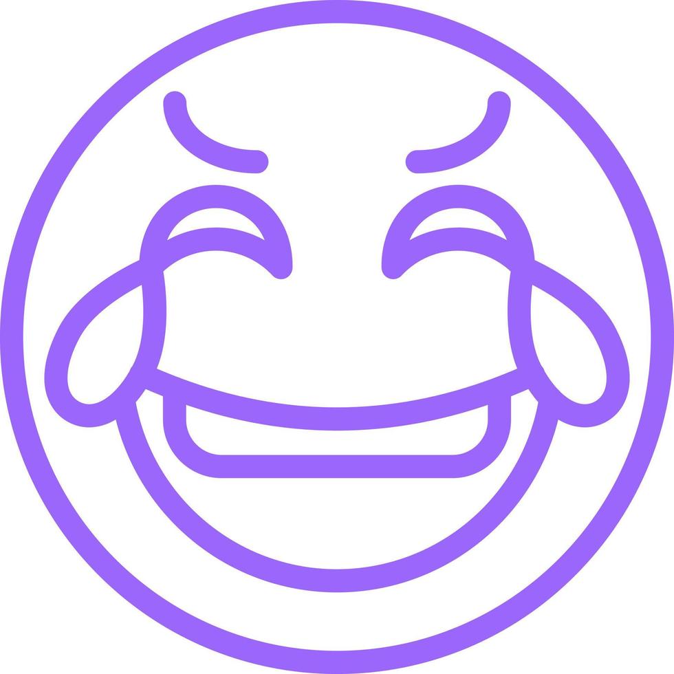 Laughing Icon Style vector
