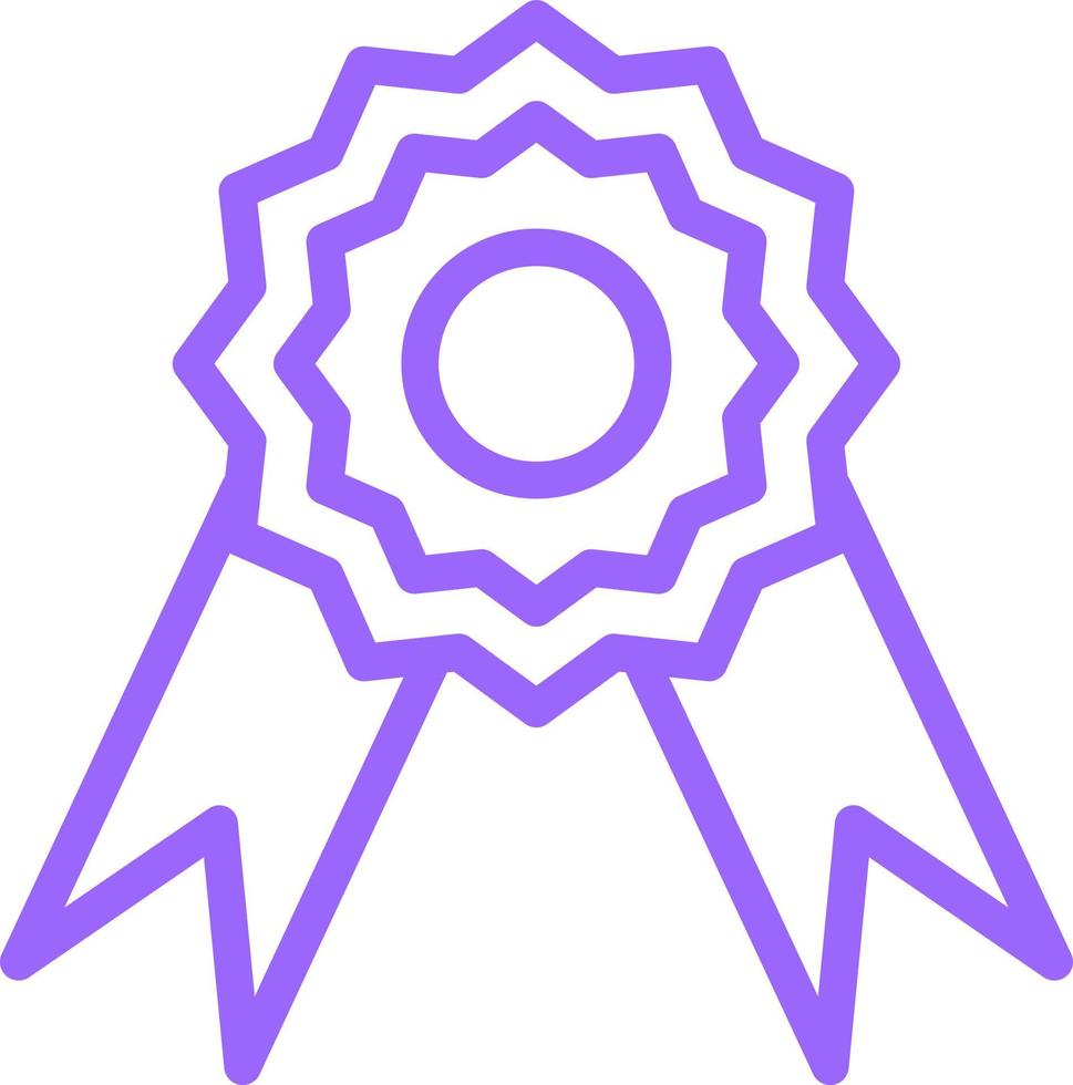 estilo de icono de premio vector