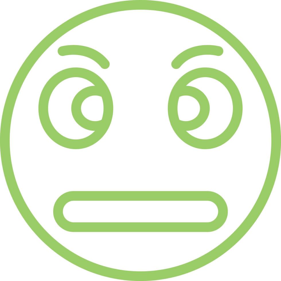 Rolling Eyes Icon Style vector
