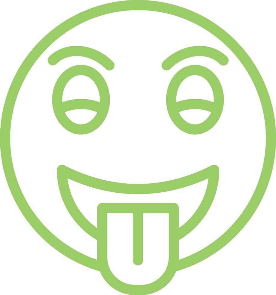 Tongue Out Icon Style vector