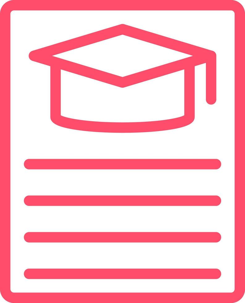 Curriculum Icon Style vector