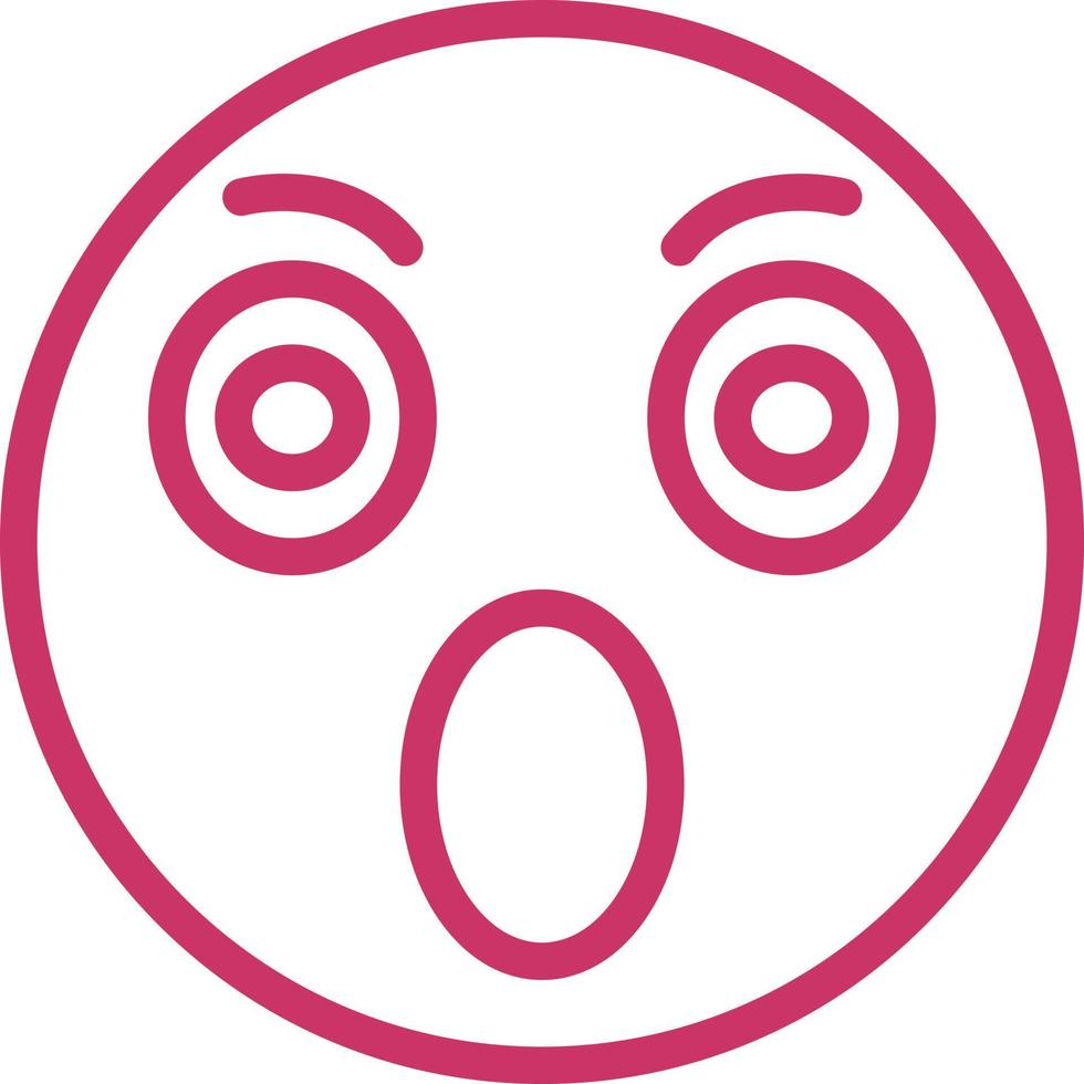 Surprised Icon Style vector
