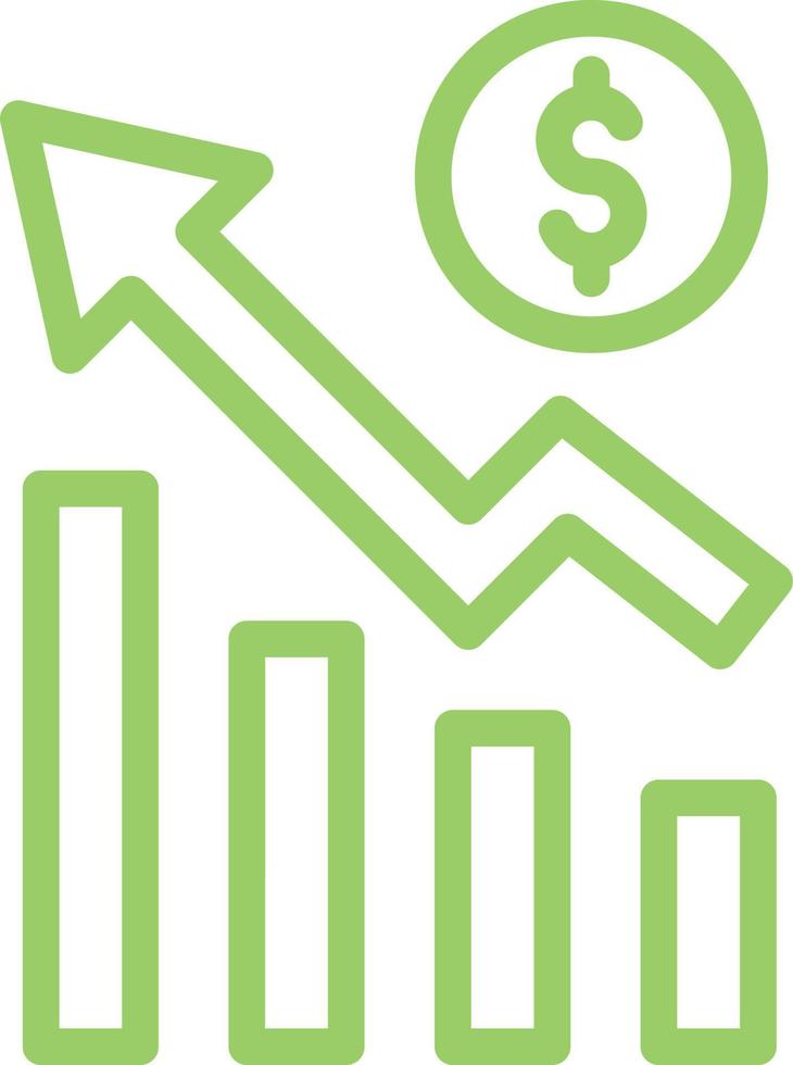 Growth Icon Style vector
