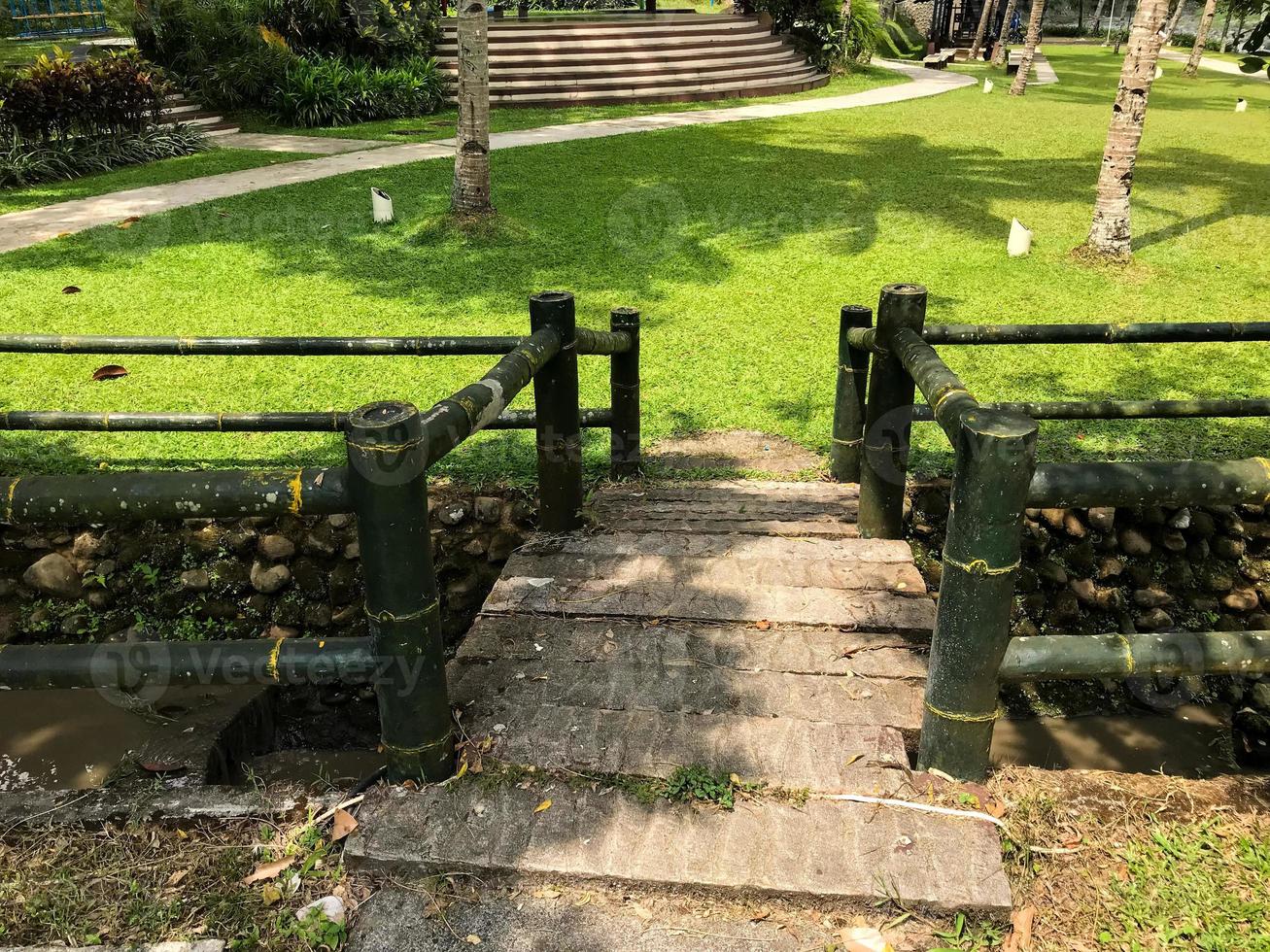 small bridge for walking photo