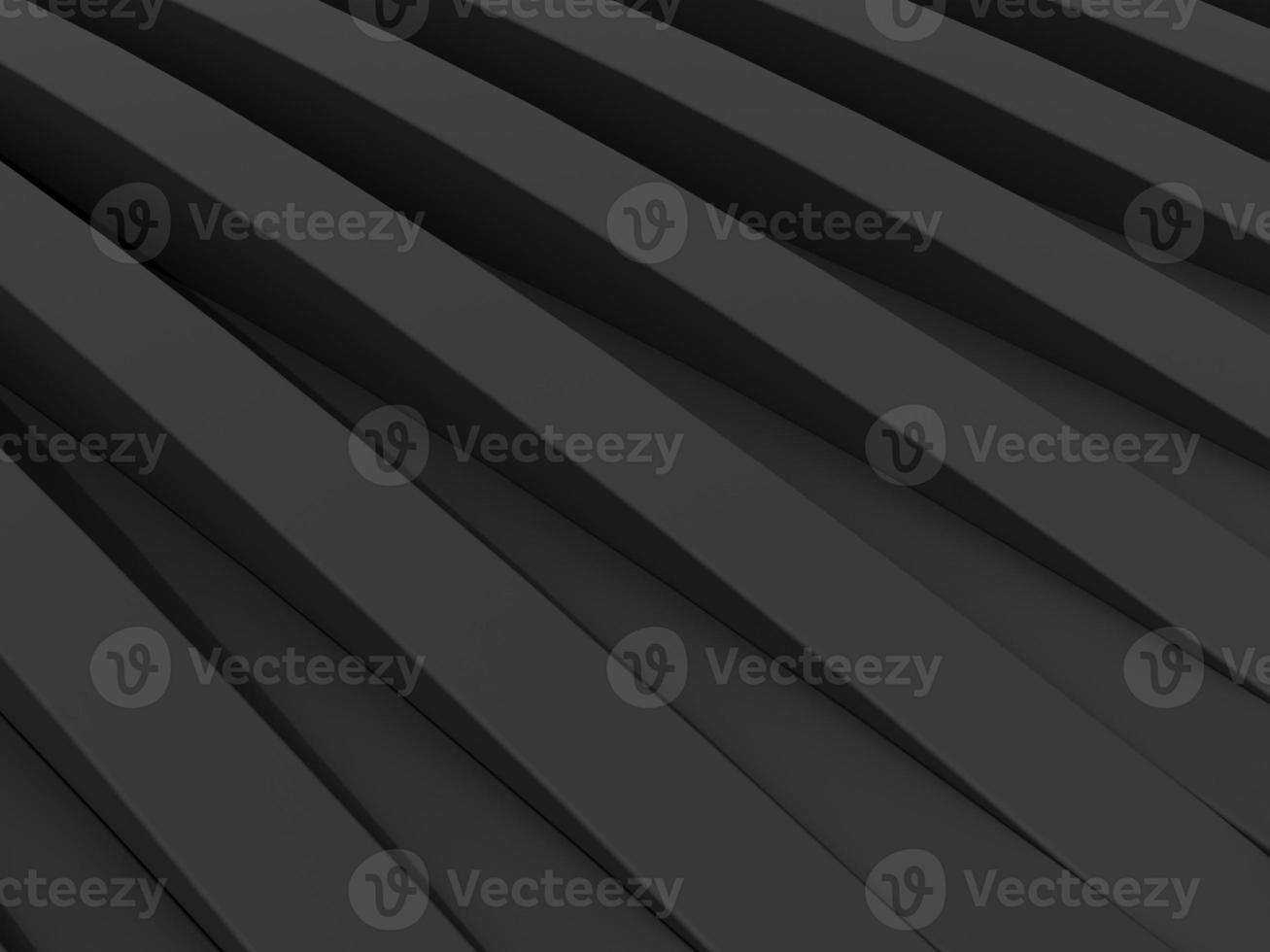 Abstract black 3d background. Elegant black background. Layer decoration. 3d rendering. photo