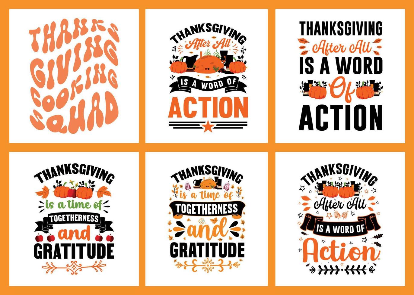 Giving thanks t shirt design bundle and print on demand vector