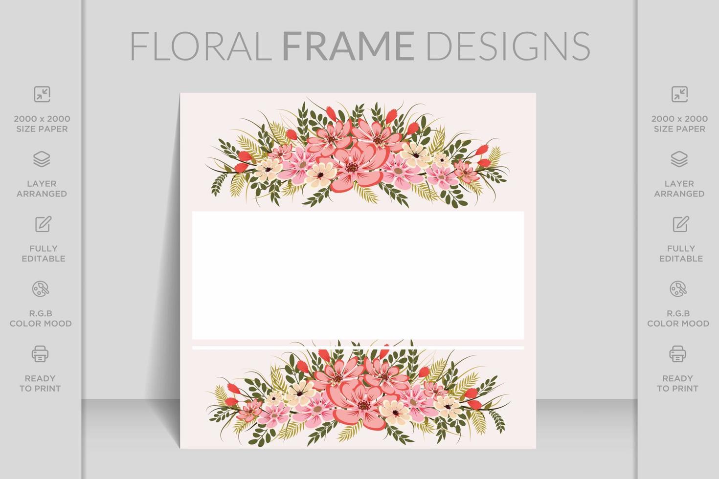 lujo dibujado a mano vintage 3d inconsútil ornamentales flores coloridas estampado de flores diseño de fondo vector