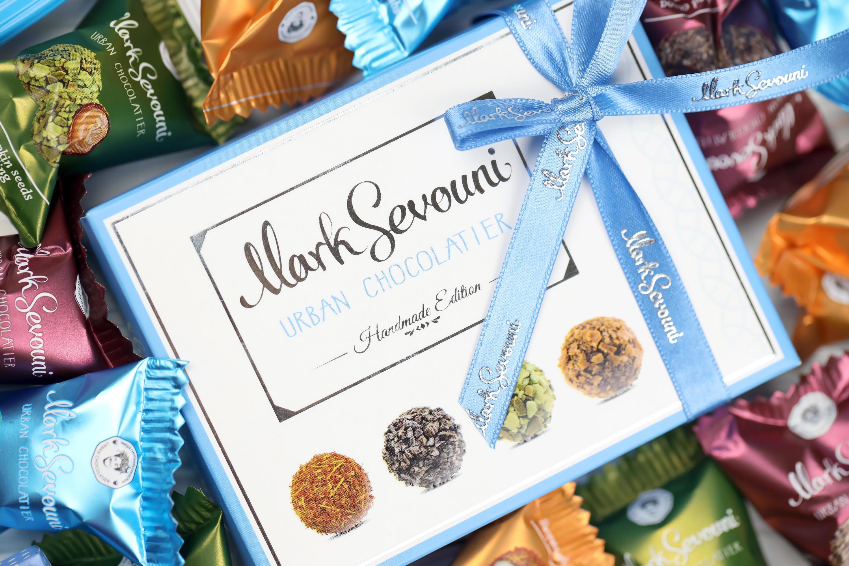 KHARKOV, UKRAINE - FEBRUARY 14, 2021 Mark Sevouni urban chocolatier ...