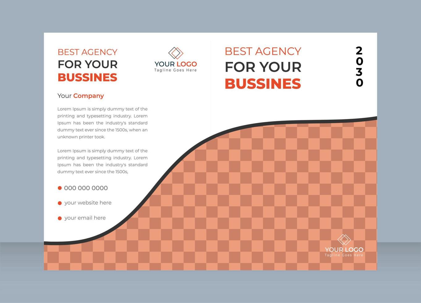Report brochure cover flyer design, Leaflet presentation, book cover templates, layout in A4 size. vector