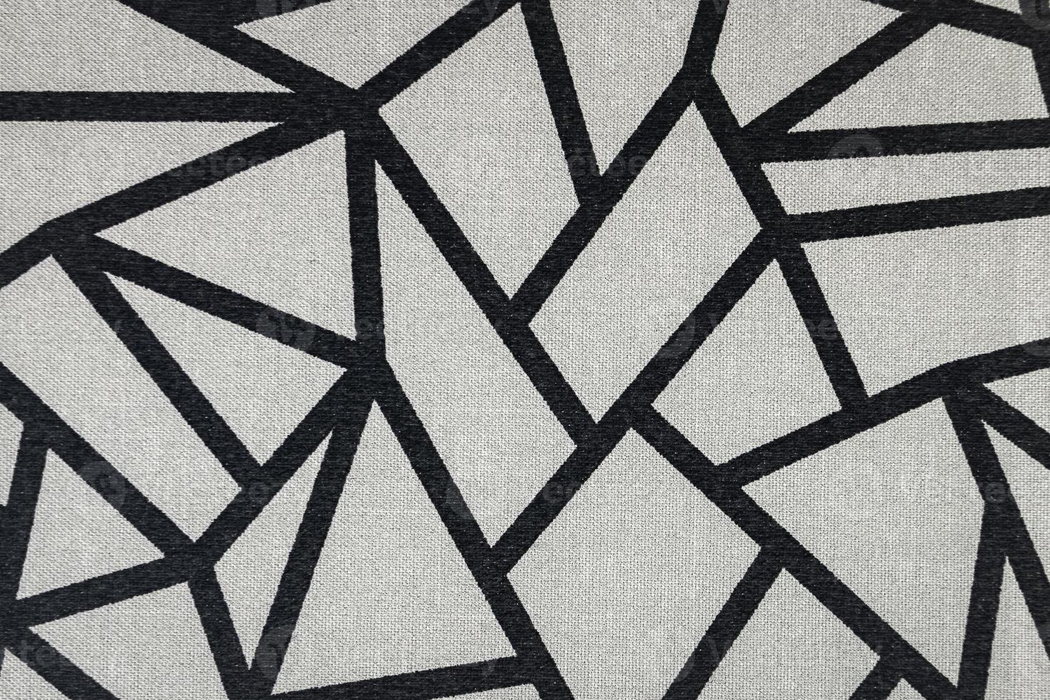 Background from geometric cloth pattern photo