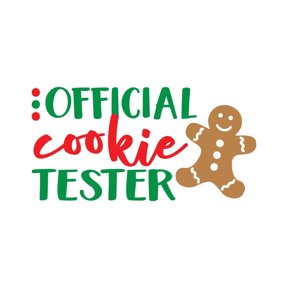 probador oficial de cookies vector