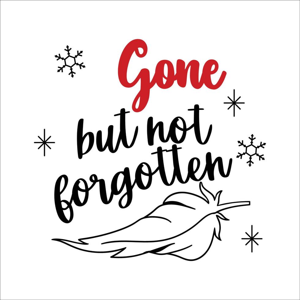 Christmas Memorial typography vector