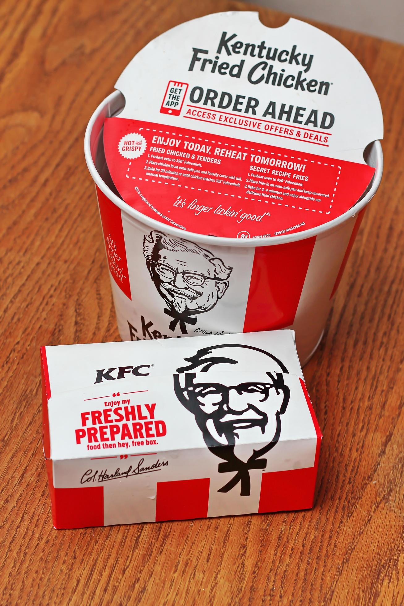 Washington USA June 01 2022 American style fried chicken Kentucky Fly
