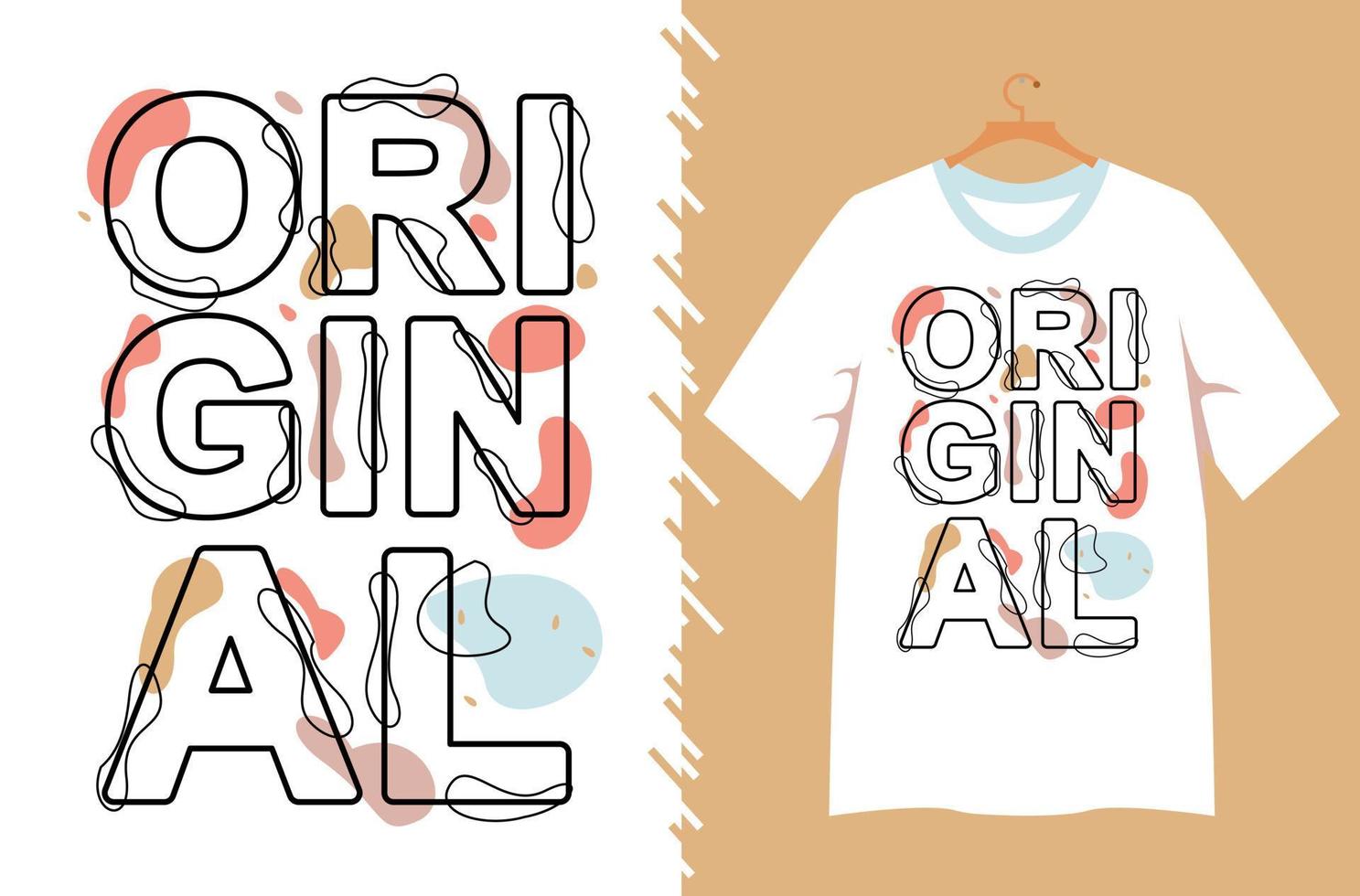 cotizar tipografía para diseño de camiseta vector