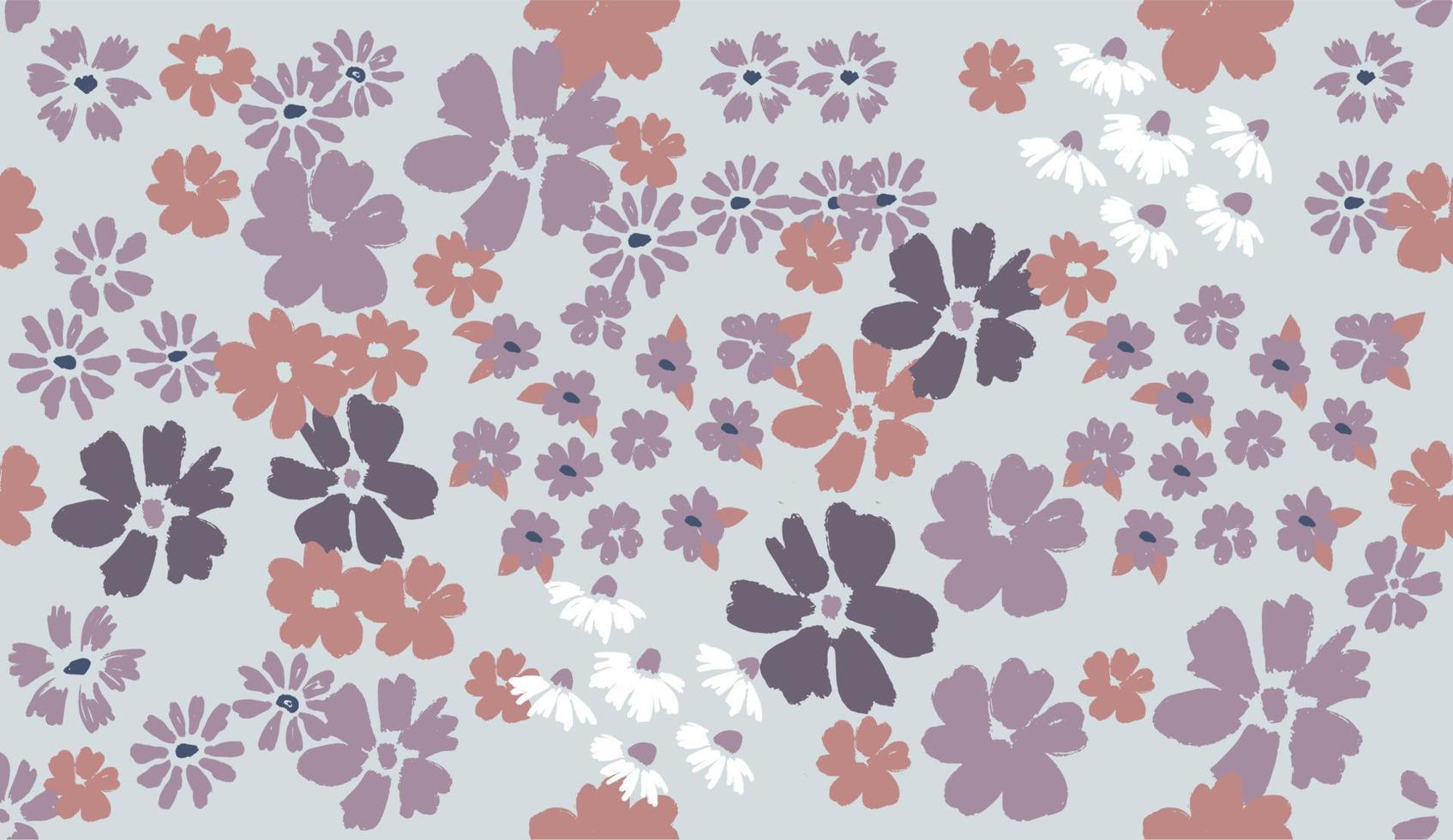 Floral background for textile, swimsuit, wallpaper, pattern covers, surface, gift wrap. vector