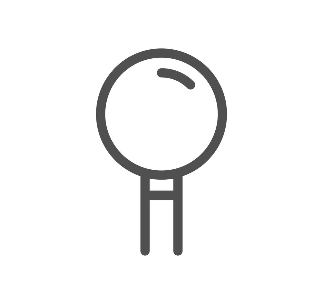 Business icon outline and linear vector. vector